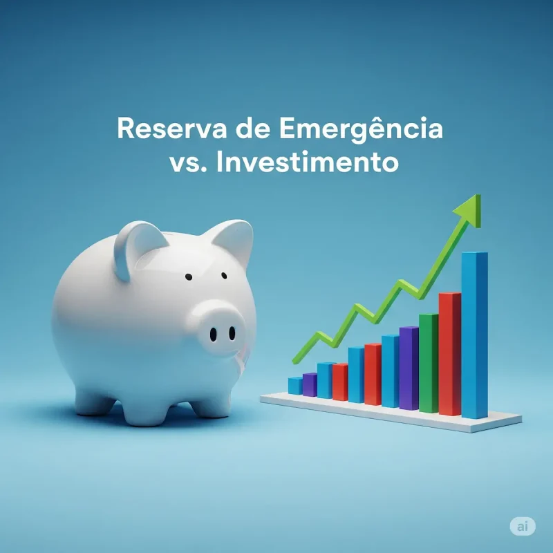 Reserva de Emergência vs. Investimentos: Diferenças e Erros