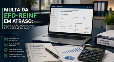 Multa da EFD-Reinf em Atraso em 2026: Valor, Cálculo e Como Regularizar